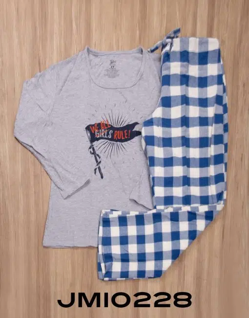 Jmi0228 - pijama mujer invierno WE ALL (GIRLS) RULE! - Imagen 3