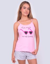Jms0217 - pijama mujer short NOS VEMOS EN MIS SUEÑOS