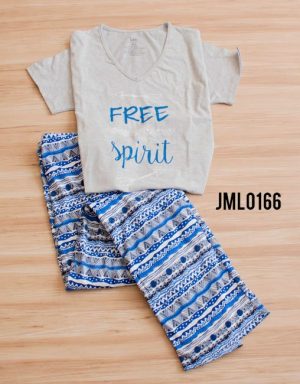 Jml0166 - pijama mujer pantalón FREE SPIRIT