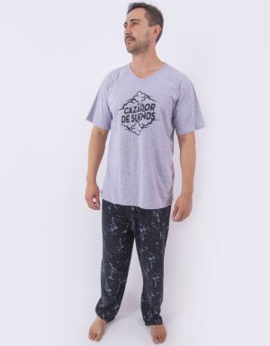 Jhl0151 - pijama larga verano CAZADOR DE SUEÑOS