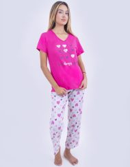 Jml0177 - pijama mujer pantalón LOVE ALWAYS WINS