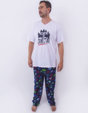 Jhl0156 - pijama hombre pantalón DESCONECTAR PARA CONECTAR