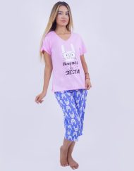 Jmc0170 - pijama mujer capri VÁMONOS DE SIESTA