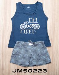 Jms0223 - pijama mujer short I'M TWO TIRED