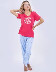 Jml0184 - pijama mujer pantalón SEDUCIDA POR LA FLOJERA