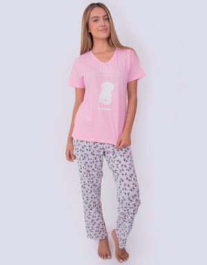 Jml0190 - pijama mujer pantalón SHAKE IT IN PIJAMAS