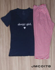 Jmc0178 - pijama mujer capri SLEEPY GIRL