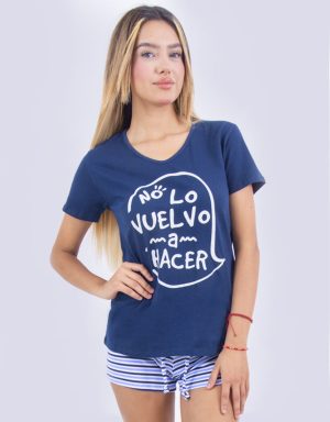 Jms0249 - pijama mujer short NO LO VUELVO A HACER