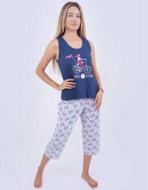 Jmc0189 - pijama mujer capri ENJOY THE RIDE