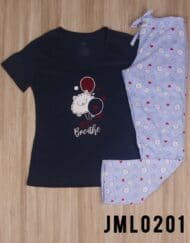 Jml0201 - pijama mujer pantalón JUST BREATHE