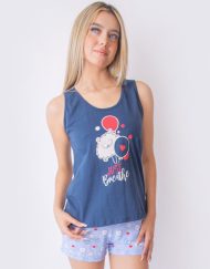 Jms0261 - pijama mujer short JUST BREATHE