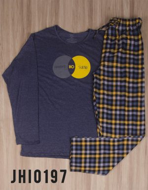 Jhi0197 - pijama hombre invierno HAMBRE YO SUEÑO