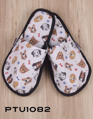 Ptu1082 - pantuflas perro mascota