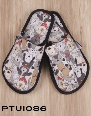 Ptu1086 - pantuflas perro mascota