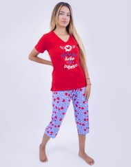 Jmc0198 - pijama mujer capri ME LO HA DICHO UN PAJARITO