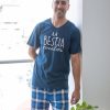 Jhb0161 - pijama bermuda LA BESTIA RONCADORA