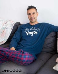 Jhi0223 - pijama hombre invierno REYES VAGOS