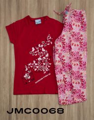 Jmc0068 - pijama mujer capri TQM MENSAJE PARA TI