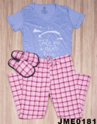Jme0181 - pijama mujer invierno TODO VA A ESTAR BIEN