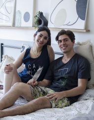 JPA0148 pijama parejas CAMA PAL´ DESESTRÉS - ella short, el bermuda