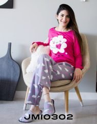 Jmi0302 - pijama mujer invierno polar  HUGH ME