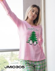 Jmi0305 - pijama mujer invierno - NAVIDAD, TÚ Y YO... NO SÉ... PIÉNSALO!