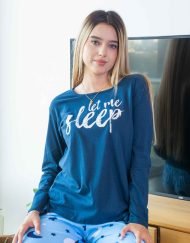 JMI0303 - pijama mujer invierno polar LET ME SLEEP