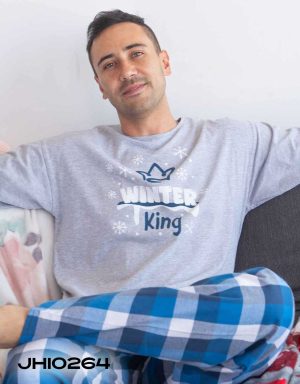 JHI0264 - pijama hombre invierno WINTER KING