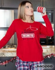 JMI0268 - pijama mujer invierno YO SOY EL INGREDIENTE SECRETO