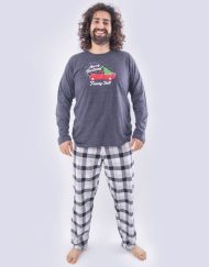 Jhi0230 - pijama hombre invierno MERRY CHRISTMAS FAMILY TIME