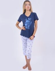 Jmc0196 - pijama mujer capri LA MÁS BONITA
