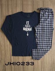 Jhi0233 - pijama hombre invierno ES PANZA NORMAL