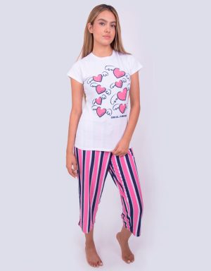 Jmc0073 - pijama mujer capri CÓMO SEA ¡TE AMO MAMÁ!