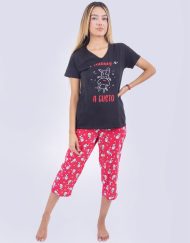 Jmc0169 - pijama mujer capri MUUUUY A GUSTO