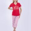Jmc0210 - pijama mujer capri LA BELLA DURMIENTE