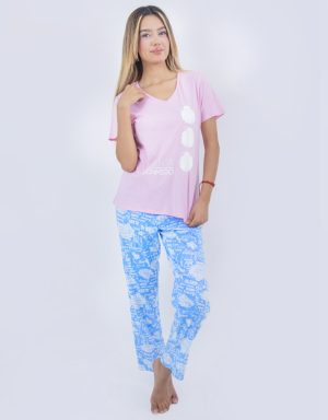 Jml0165 - pijama mujer pantalón CUENTA CONMIGO