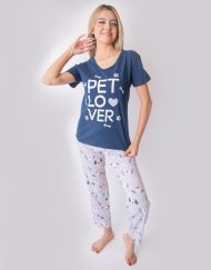 Jml0225 - pijama mujer pantalón PET LOVER