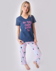 Jml0226 - pijama mujer pantalón NO HAY NADIE COMO TÚ