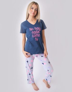 Jml0226 - pijama mujer pantalón NO HAY NADIE COMO TÚ