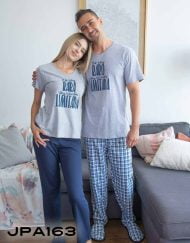 JPA0163 pijama parejas - NO SOY RARA/RARO SOY EDICIÓN LIMITADA ambos pantalón