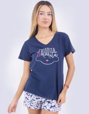 Jms0312 - pijama mujer short CHIQUITA Y MONITA