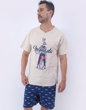 Jhb0073 - pijama bermuda NÓMADA