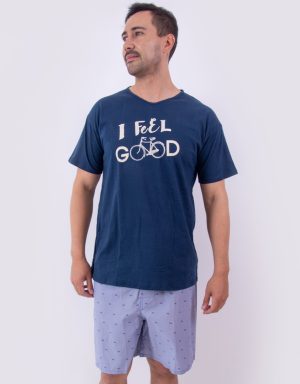 Jhb0085 - pijama bermuda I FEEL GOOD