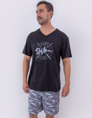 Jhb0152 - pijama bermuda DADDY SHARK