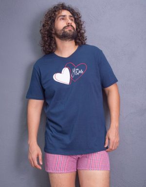 JHS0096 - pijama hombre short YOU & ME