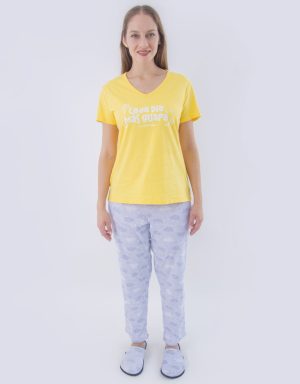JML0238 - pijama mujer pantalón CADA DÍA MÁS GUAPA