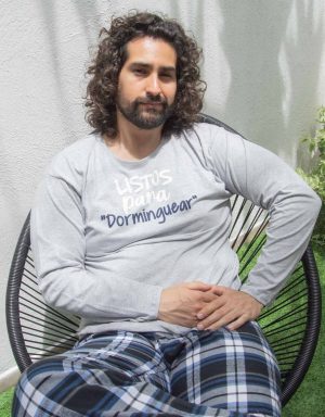 JHI0291 - pijama hombre invierno LISTOS PARA "DORMINGUEAR"