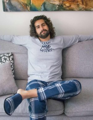JHI0298 - pijama hombre invierno KEEP ME WARM