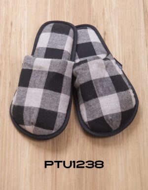Ptu1238 - pantuflas franela 100% algodón