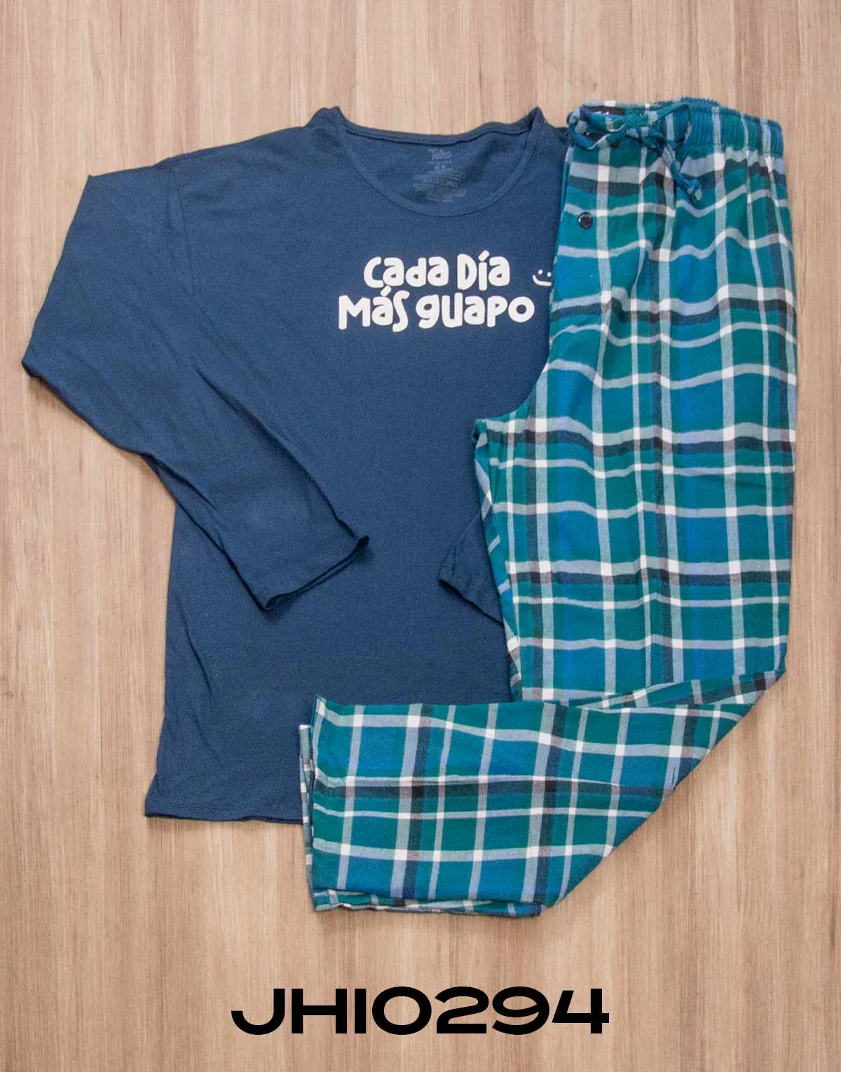 JPA0202 pijama parejas - CADA DÍA MÁS GUAPA/O - ambos pantalón - Imagen 7